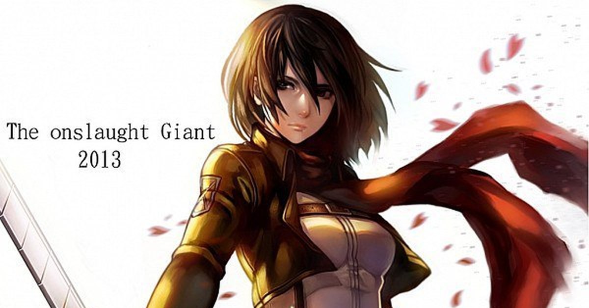 Beautiful Girl Swordsman Mikasa