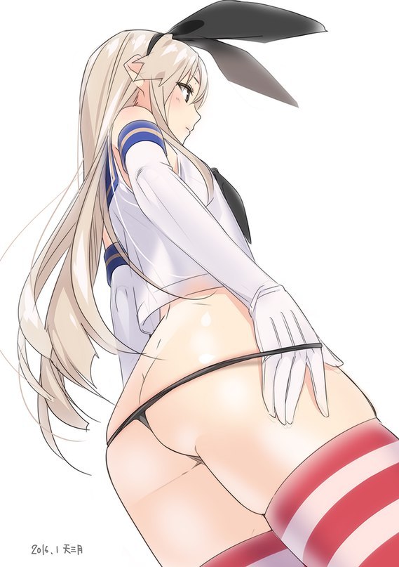 Shimakaze - NSFW, Shimakaze, Kantai collection, Anime