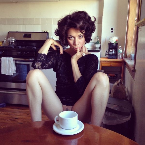 Who will pour the lady coffee?) - NSFW, Coffee, Girls, Erotic