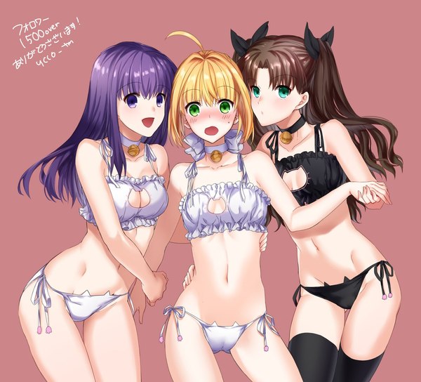 Sakura, Saber, Rin (Fate/stay night) - NSFW, Matou Sakura, Saber, Tohsaka Rin, Fate-Stay Night, Anime Art, Аниме