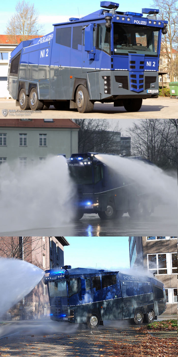 German anti-riot vehicle - Video, Riot, Germany, Photo, Transport, Longpost