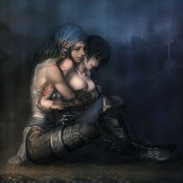 Isabella & Hawke - NSFW, Арт, Игры, Dragon Age, Изабелла, Хоук