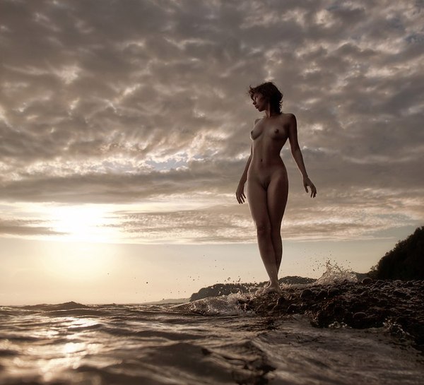 Alone with the elements - NSFW, Strawberry, Sea, Sky, Element, Girls