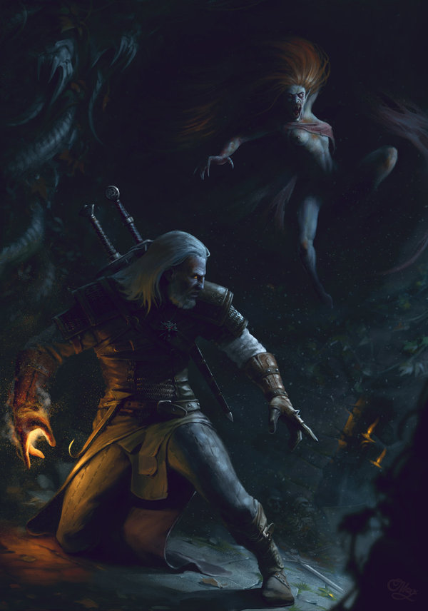 contract for alpa - NSFW, Witcher, The Witcher 3: Wild Hunt, Geralt of Rivia, Vampires