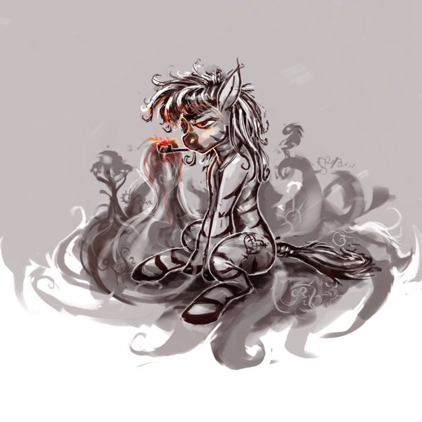 Smoke. My Little Pony, MLP Zebra, , DeviantArt
