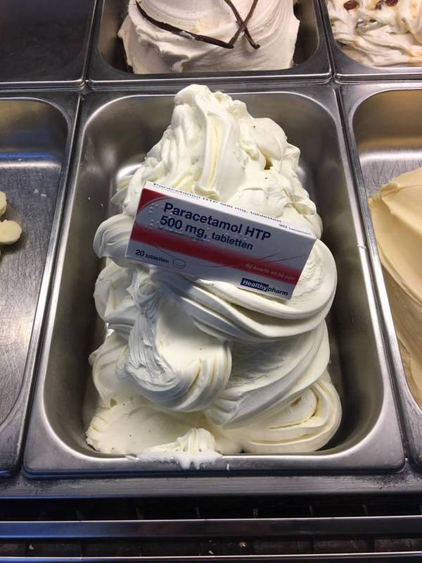 Paracetamol - Paracetamol, Ice cream, Lol, Humor