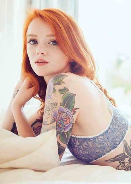 Nyashechka Lass - NSFW, , Lass, Girl with tattoo, Longpost