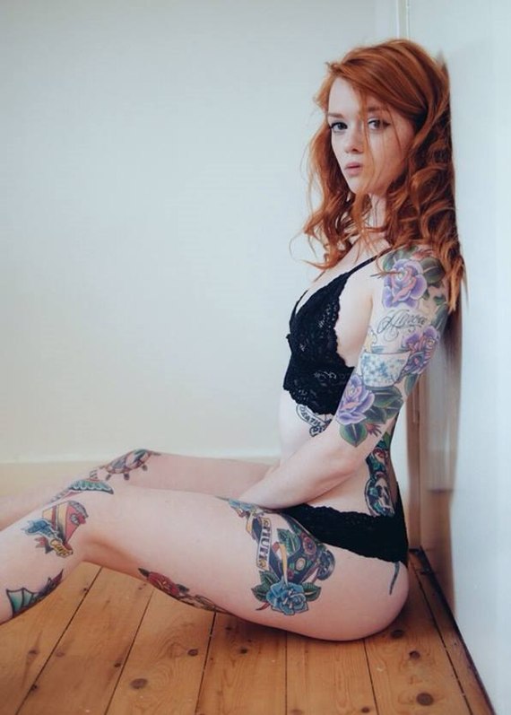 Nyashechka Lass - NSFW, , Lass, Girl with tattoo, Longpost