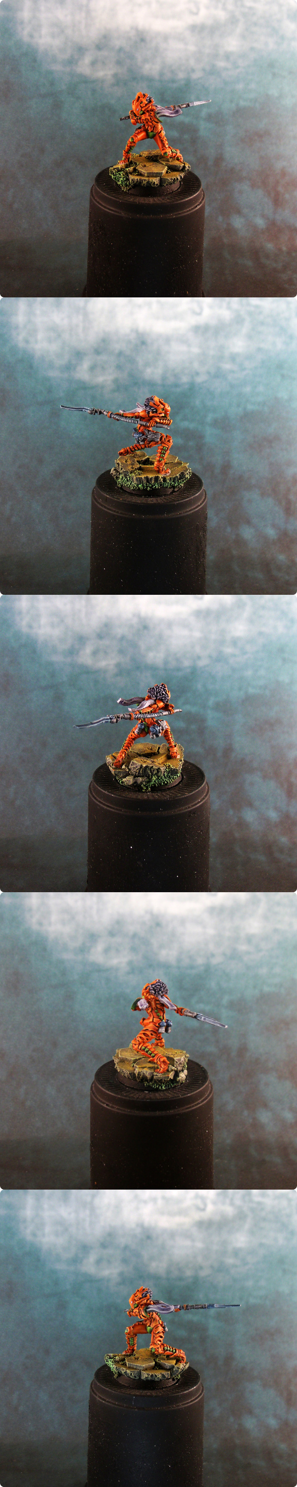 Alien with a spear, well painted, 1 pc. - My, Wargaming, Infinitythegame, Painting, Skirmish, Profession, Hobby, Toy soldiers, Longpost