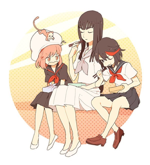 Kill la kill  Kill la Kill, Anime Art, , Matoi Ryuuko, Nonon jakuzure, Kiryuuin Satsuki