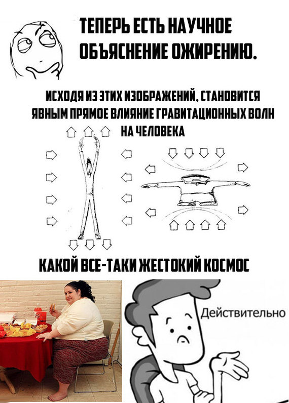Взаимосвязь эффекта гравитационных волн и ожирения