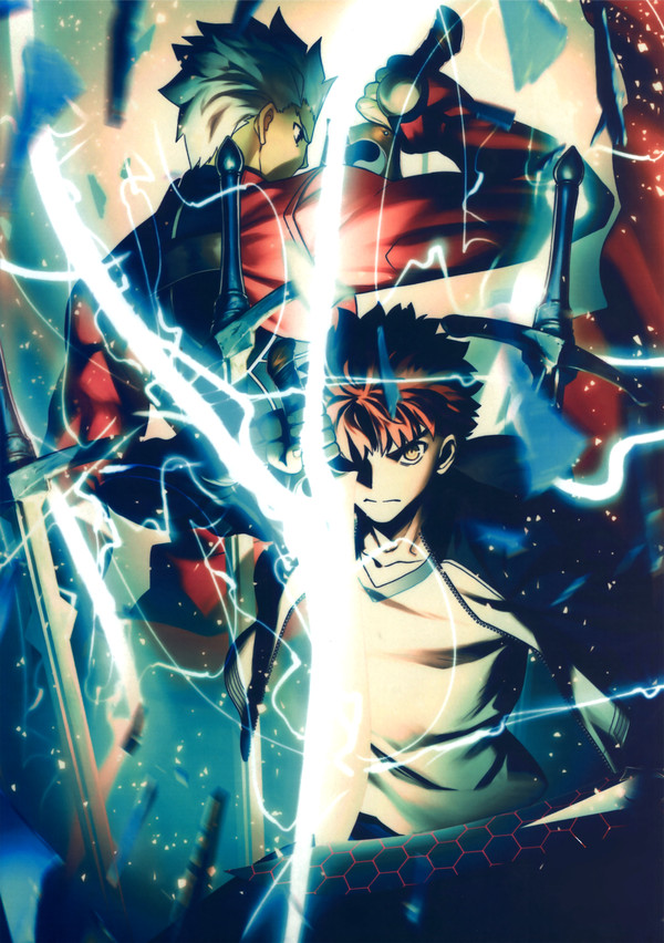 Archer & Emiya Shirou Anime Art, , Fate, Emiya Shirou, Archer, Takeuchi takashi