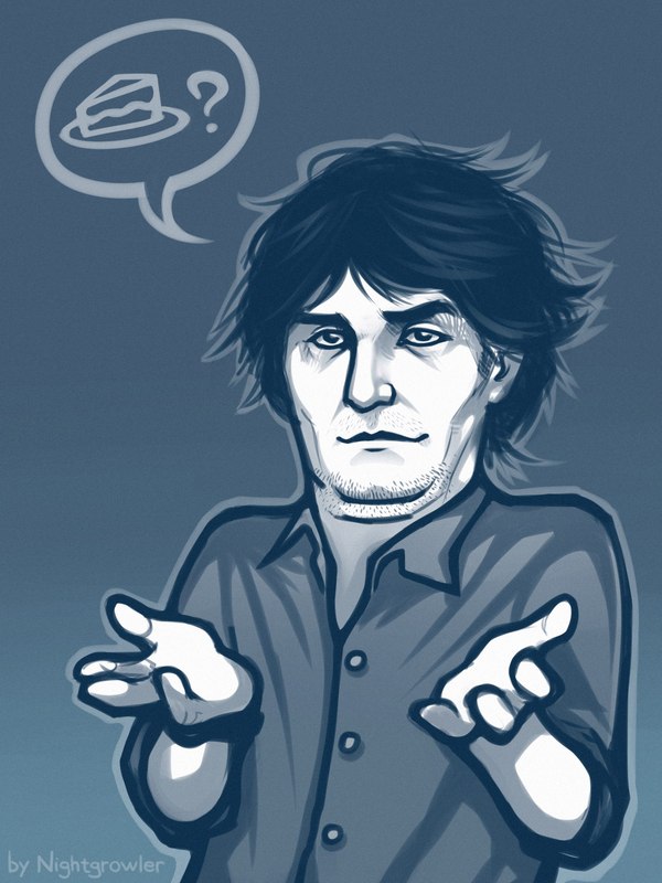 Where's the cake? Dylan Moran,  , , , Cake, Nightgrowler