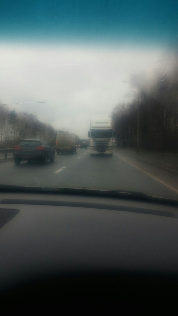 Утро... Трасса... Фура...