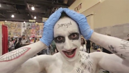 Deadpool vs Joker Дэдпул, Гифка, Джокер