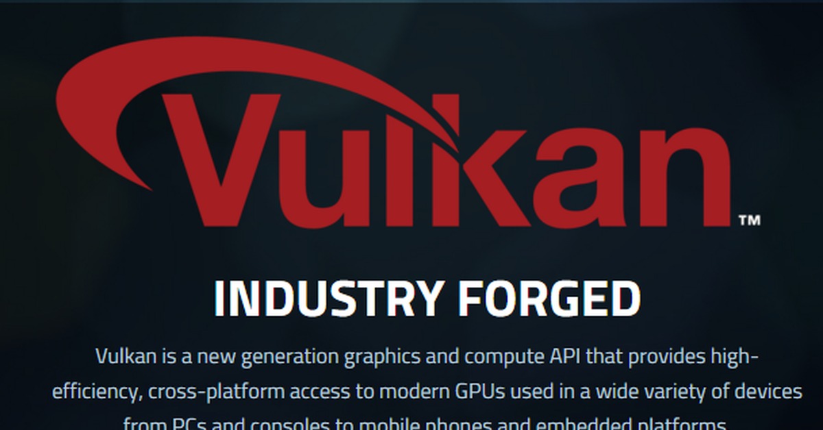 Vulkan driver installed