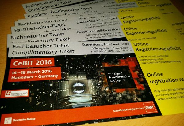 Кто хочет посетить CeBIT 2016?