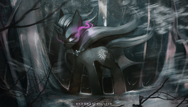 Black Magic My Little Pony, Original Character, DeviantArt, , Foxinshadow