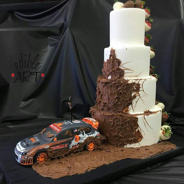 Оригинальный торт Торт, Subaru, Ралли