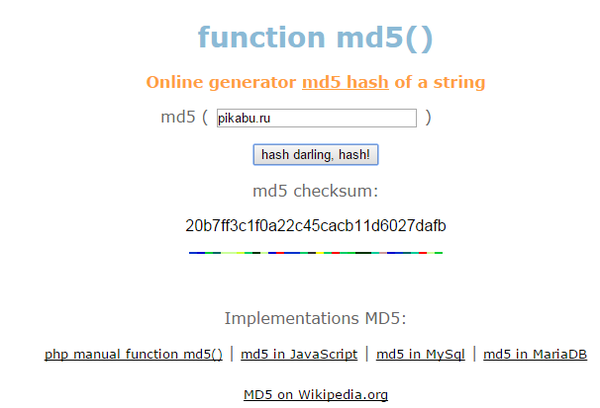   , , , Md5, 