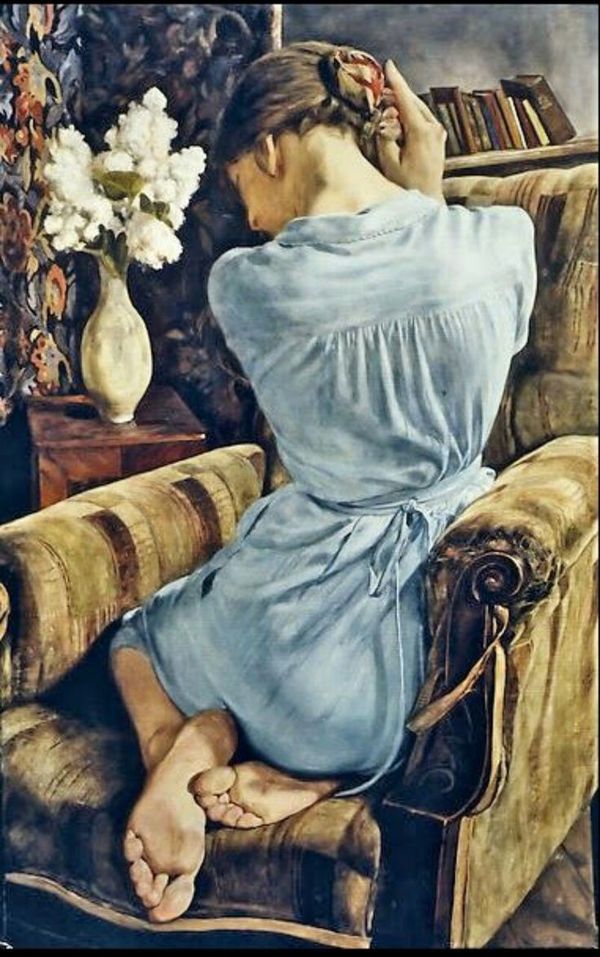 Michael Taylor - Girl with lilac ,  
