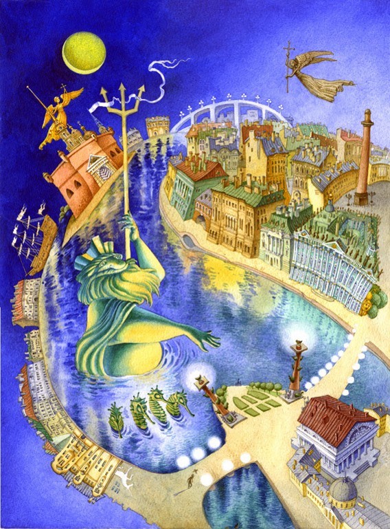 St. Petersburg: Dimitry Nepomnyaschy and Olga Popugaeva -, ,  