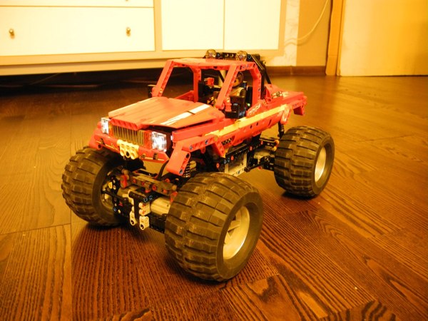 Lego Monster truck (самоделка) LEGO, Техника, LEGO Technic, Лего, Я у мамы инженер, Бигфут, Видео, Длиннопост