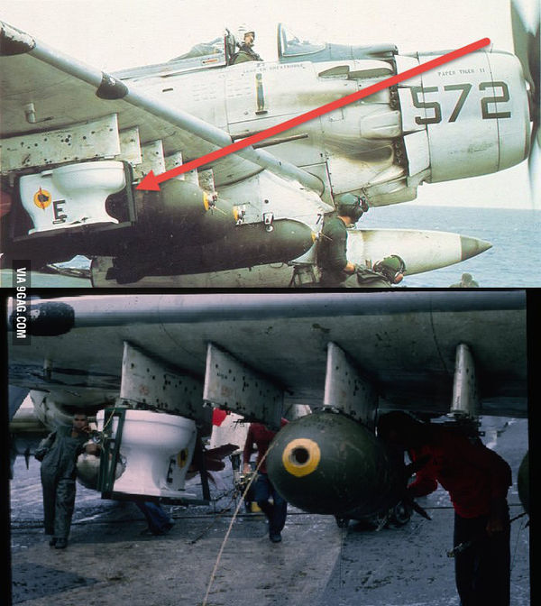 Однажды Американцы использовали туалет в качестве бомбы во Вьетнаме