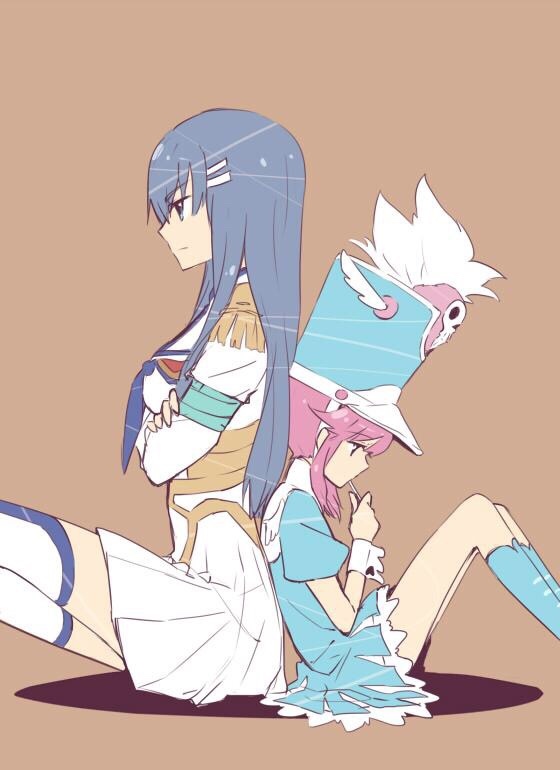    Kill la Kill, Anime Art, Nonon jakuzure, Kiryuuin Satsuki, 