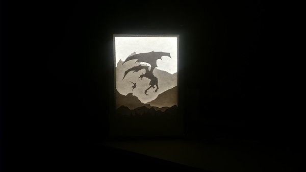    Lightbox , Paper lightbox, The Elder Scrolls V: Skyrim,  , 