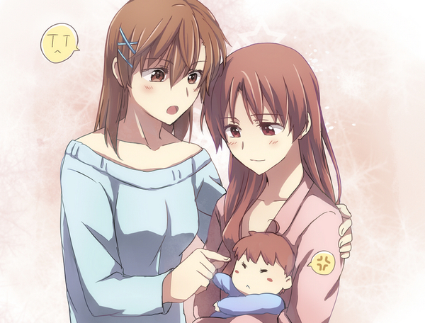 Misaka Mikoto and Kuroko Shirai.