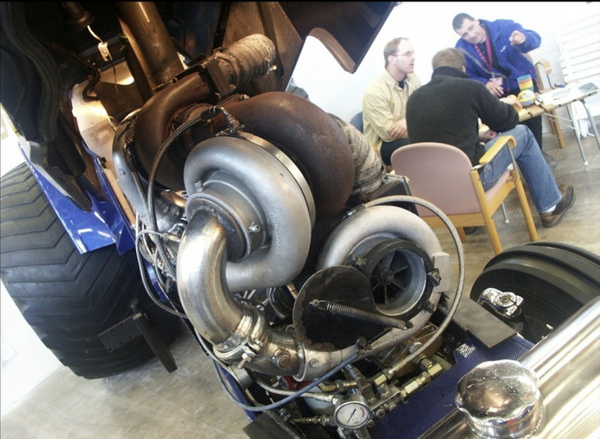 Турбированная турбина с турбированной турбиной.