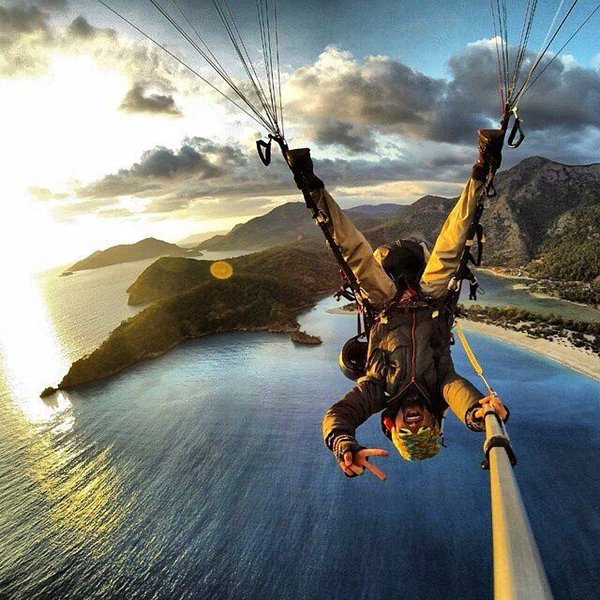 20 coolest selfies - Longpost, Landscape, People, Humorist, Selfie, Nature