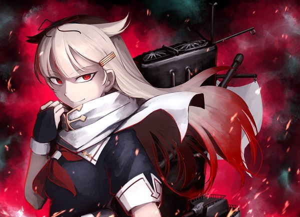 Yuudachi , Kantai Collection, Hellshock, Yuudachi, Poi, Anime Art