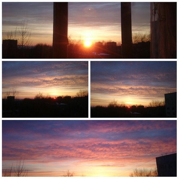 30 minutes sunset - My, Sky, Sunset, Tatarstan, Nizhnekamsk, City of Chemists
