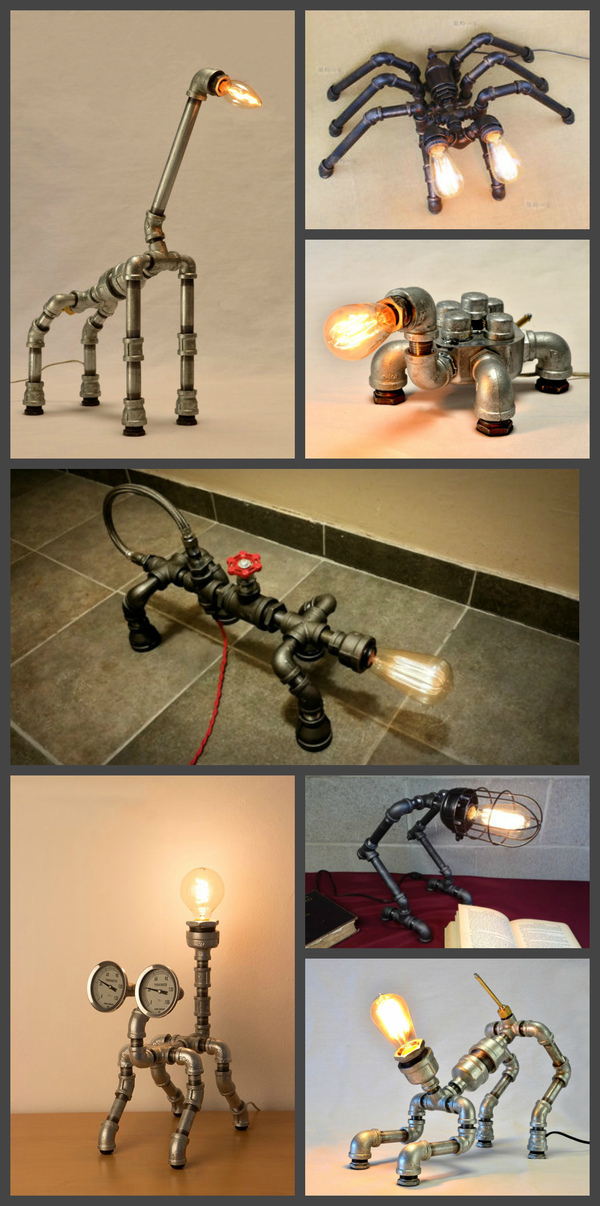   Pipe-lamps, , , 