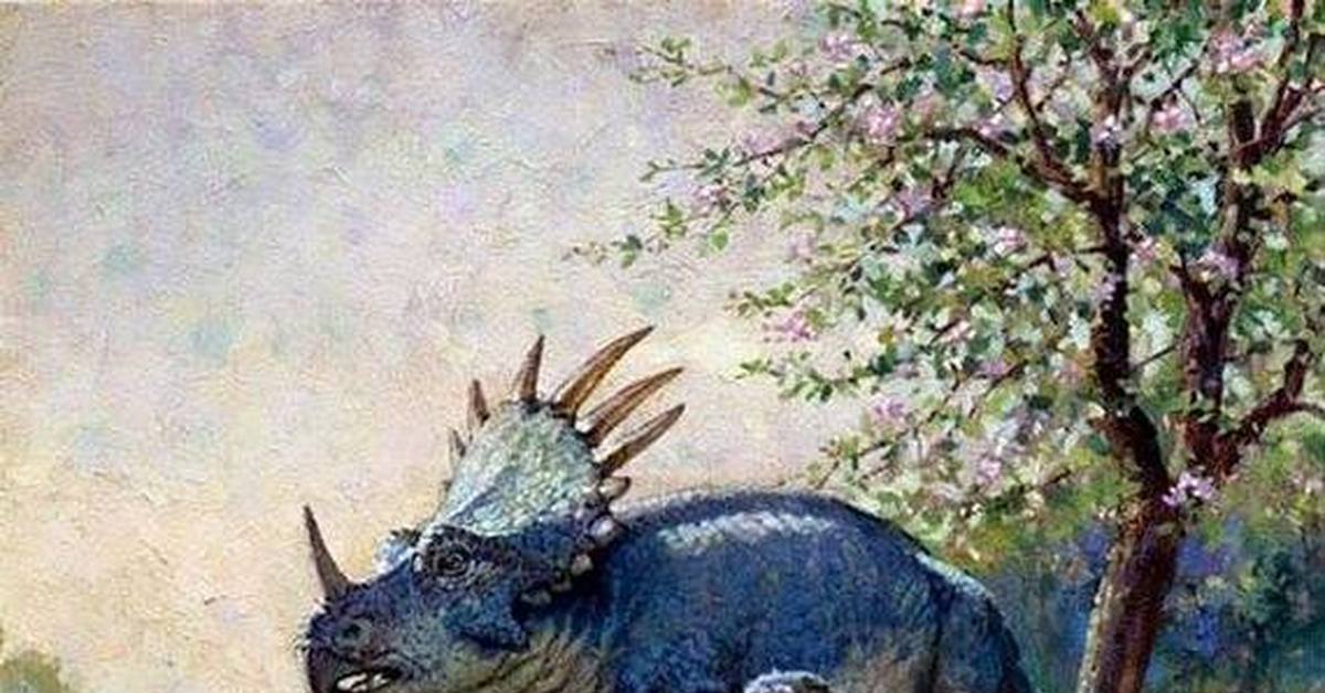 Картина есенин и трицератопс у озера