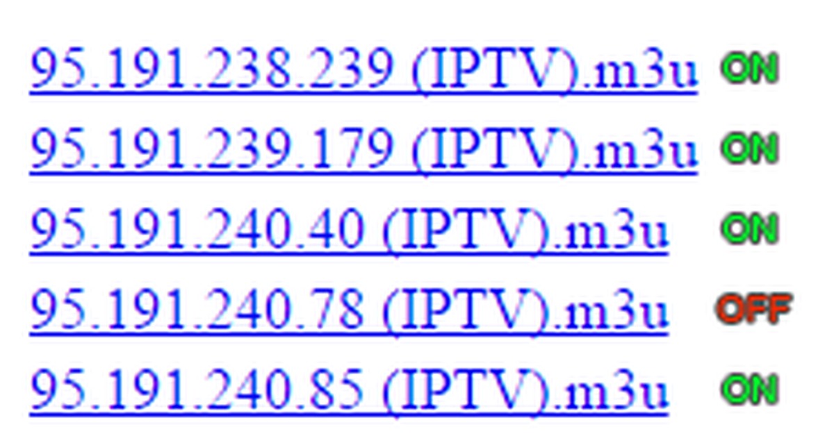 Плейлисты для iptv m3u 2023