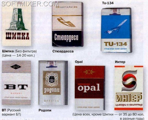 Сигаретные пачки СССР (только РСФСР) и России до года на букву Ш. Фото, описание сигарет