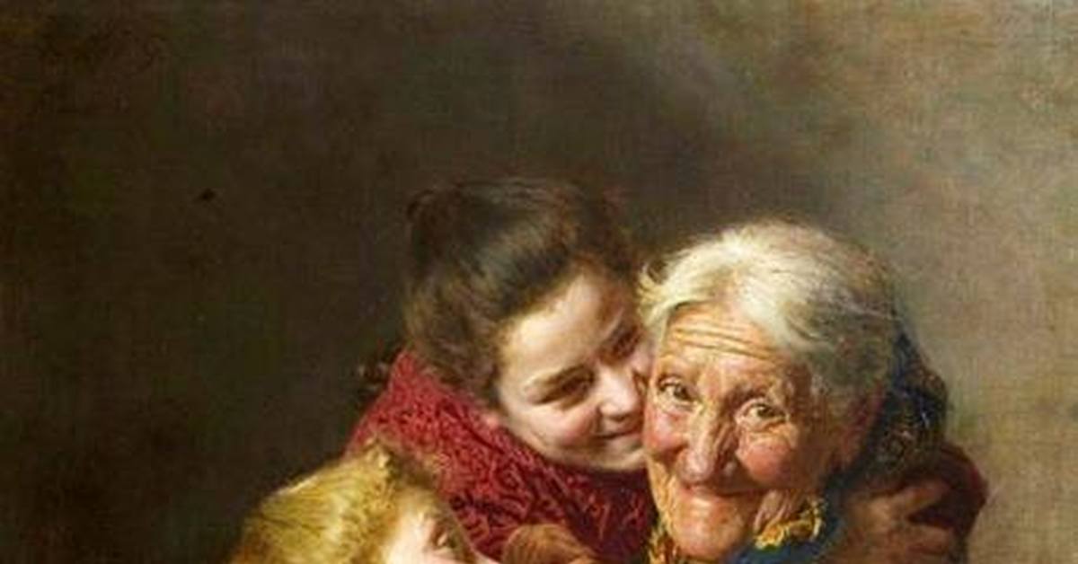 Лижет внучке видео. Беллеи Гаэтано (Gaetano Bellei, 1857-1922). Гаэтано Беллей бабушка. Бабушка и внучка. Бабушка и внучка живопись.