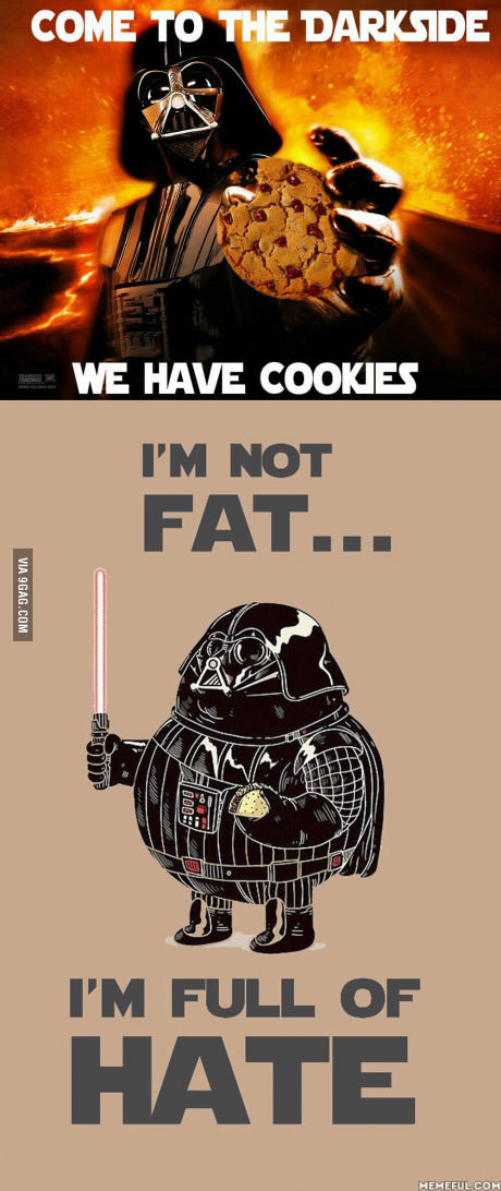 When you overdo it with sweets - 9GAG, Star Wars