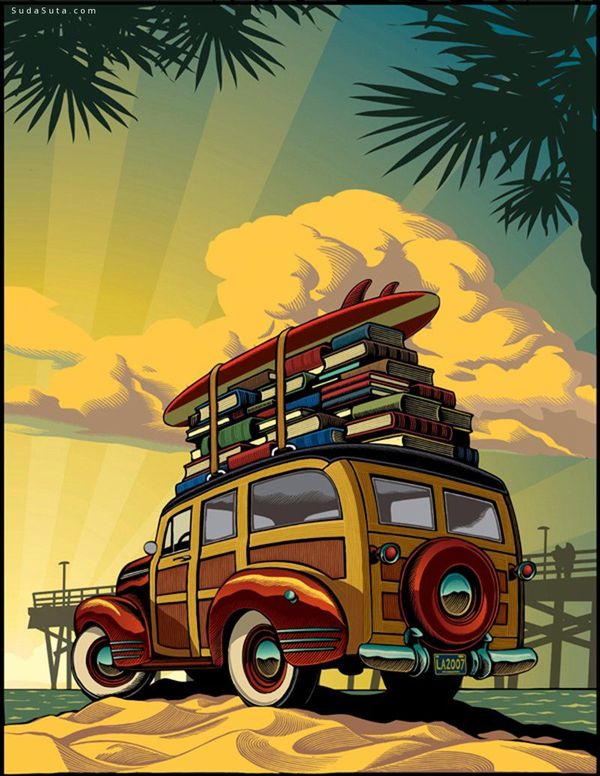 Chris Gall -  Ilustracion y dibujo impresionista ,  