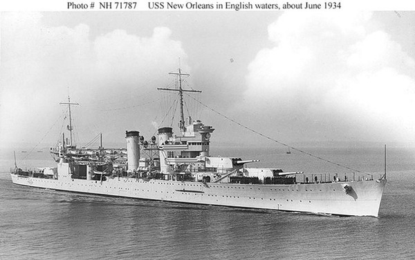  USS New Orleans (CA-32)   " "  , , , ,  , , 