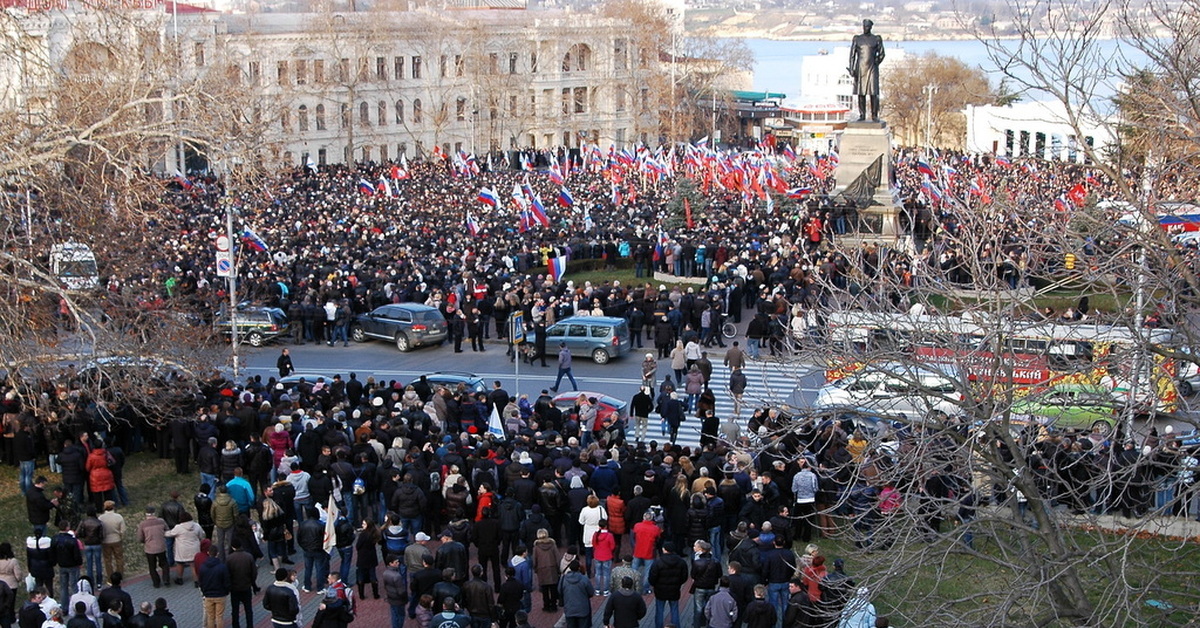 Митинг в севастополе 2014