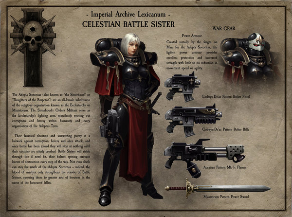   Warhammer 40k, Adepta Sororitas, Sisters of Battle