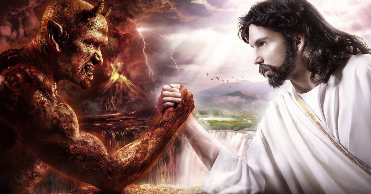 Бог против зла. Бог и дьявол. Борьба добра и зла. Демоны в христианстве.