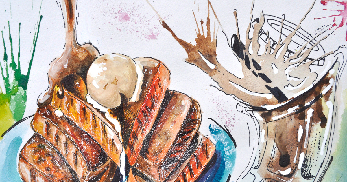 Гонконгские вафли рисунок