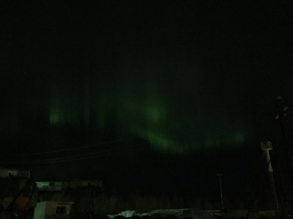 Северное сияние в ночь с 6 на 7!!! Вахта, Тег, Север, Длиннопост, Полярное сияние