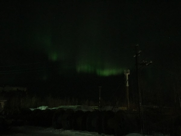 Северное сияние в ночь с 6 на 7!!! Вахта, Тег, Север, Длиннопост, Полярное сияние