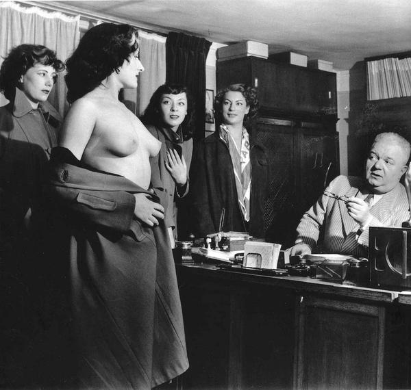 Casting in the cabaret Concert Mayol. Paris. Fourth French Republic. 1953 - NSFW, The photo, Boobs, Cabaret, Not mine